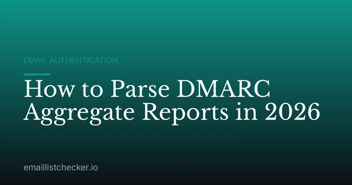 How to Parse DMARC Aggregate Reports in 2026