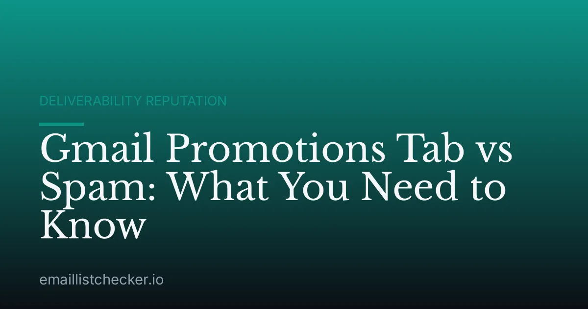Gmail Promotions Tab vs Spam: What You Need to Know