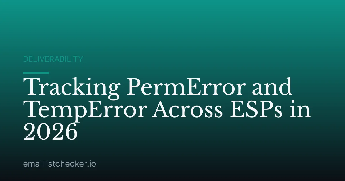 Tracking PermError and TempError Across ESPs in 2026