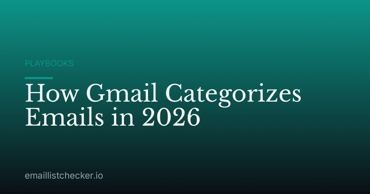 How Gmail Categorizes Emails in 2026