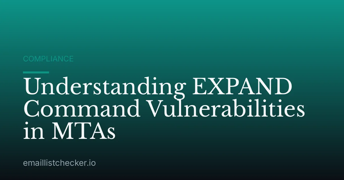 Understanding EXPAND Command Vulnerabilities in MTAs
