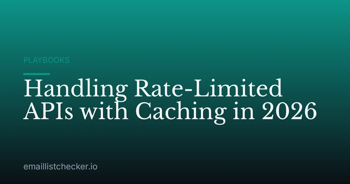 Handling Rate-Limited APIs with Caching in 2026