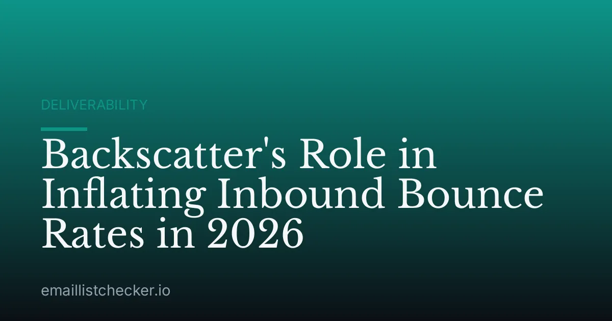 Backscatter's Role in Inflating Inbound Bounce Rates in 2026