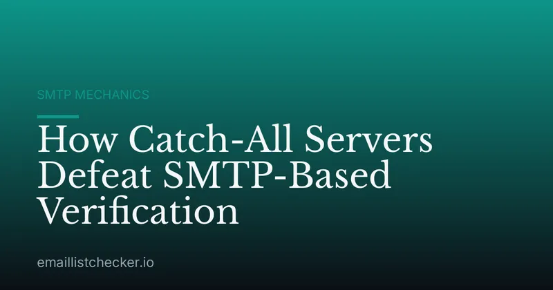 How Catch-All Servers Defeat SMTP-Based Verification