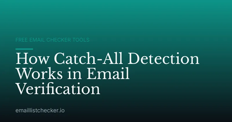 How Catch-All Detection Works in Email Verification