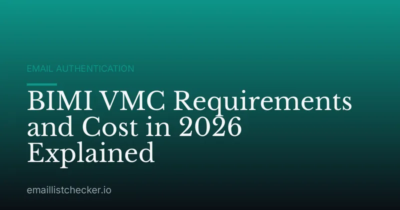 BIMI VMC Requirements and Cost in 2026 Explained
