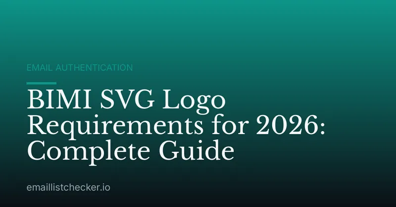 BIMI SVG Logo Requirements for 2026: Complete Guide