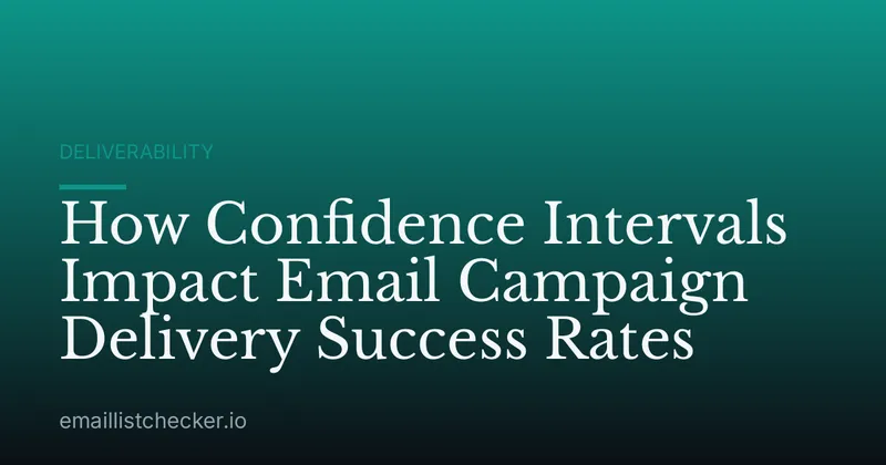 How Confidence Intervals Impact Email Campaign Delivery Success Rates