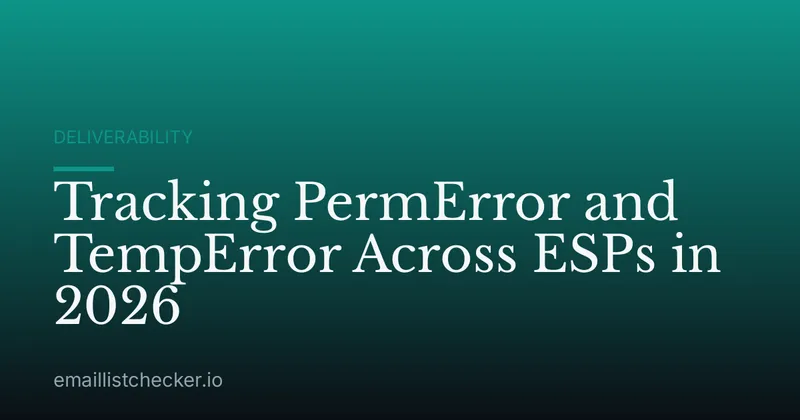 Tracking PermError and TempError Across ESPs in 2026