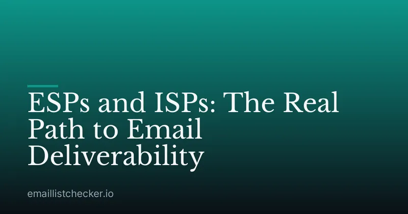 ESPs and ISPs: The Real Path to Email Deliverability