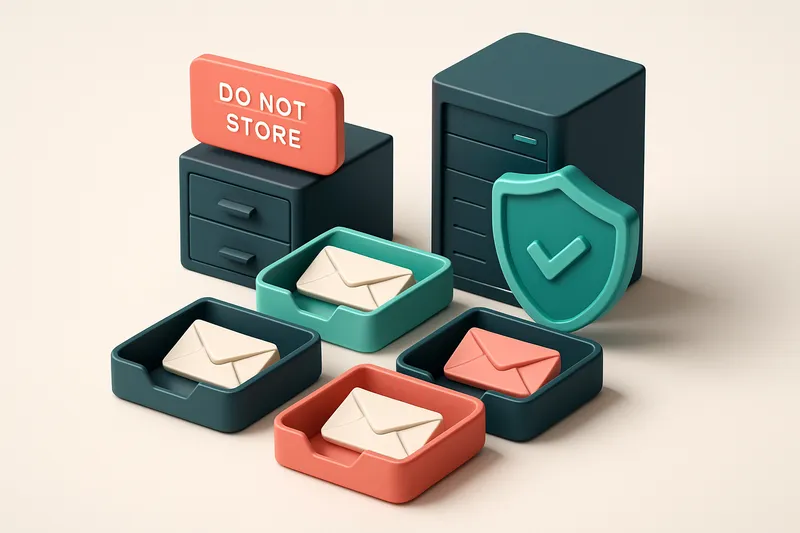An isometric email inbox with envelopes labeled 'Valid,' 'Invalid,' 'Catch-All,' and 'Risky' being sorted onto separate