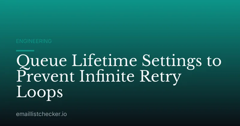 Queue Lifetime Settings to Prevent Infinite Retry Loops