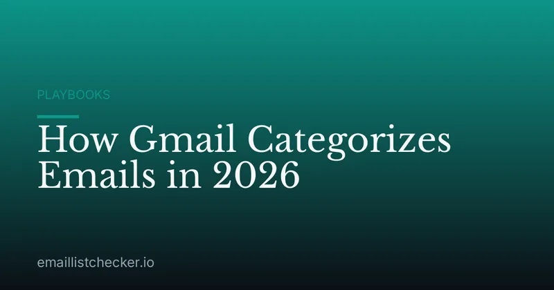 How Gmail Categorizes Emails in 2026