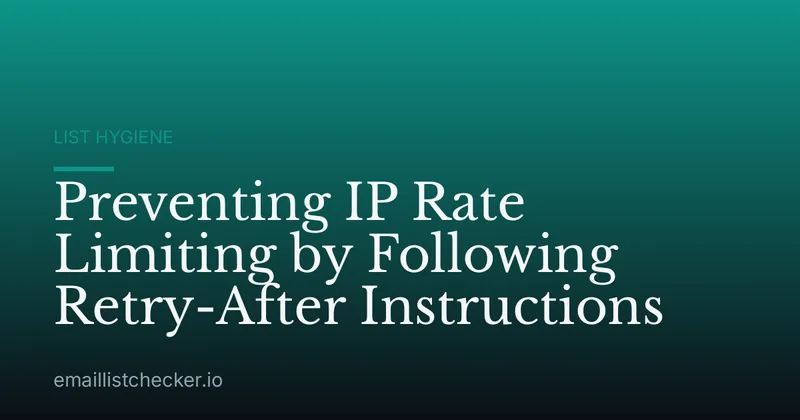 Preventing IP Rate Limiting by Following Retry-After Instructions