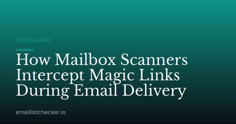 How Mailbox Scanners Intercept Magic Links During Email Delivery