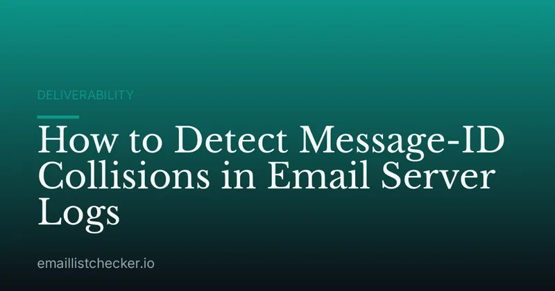 How to Detect Message-ID Collisions in Email Server Logs