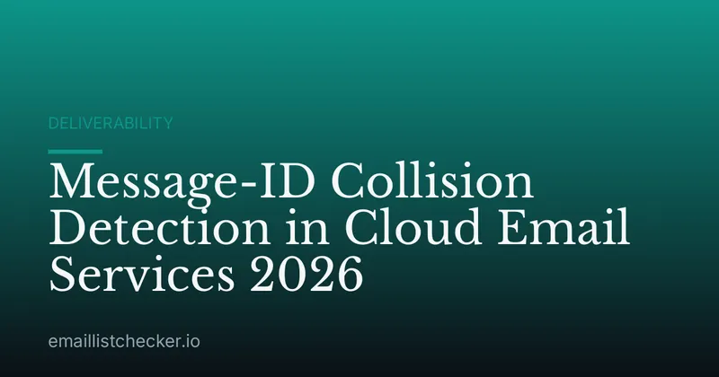 Message-ID Collision Detection in Cloud Email Services 2026