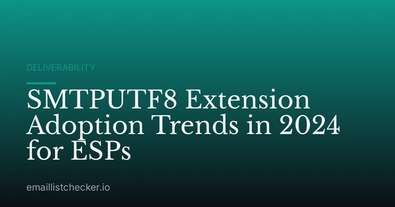 SMTPUTF8 Extension Adoption Trends in 2024 for ESPs