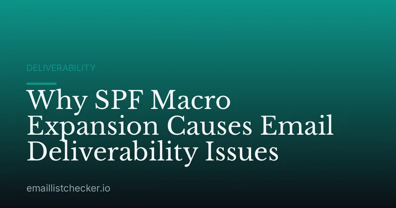Why SPF Macro Expansion Causes Email Deliverability Issues
