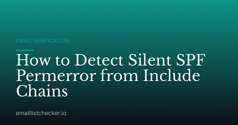 How to Detect Silent SPF Permerror from Include Chains